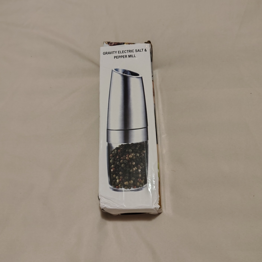 Gravity Electric Salt & Pepper Mill - Silver